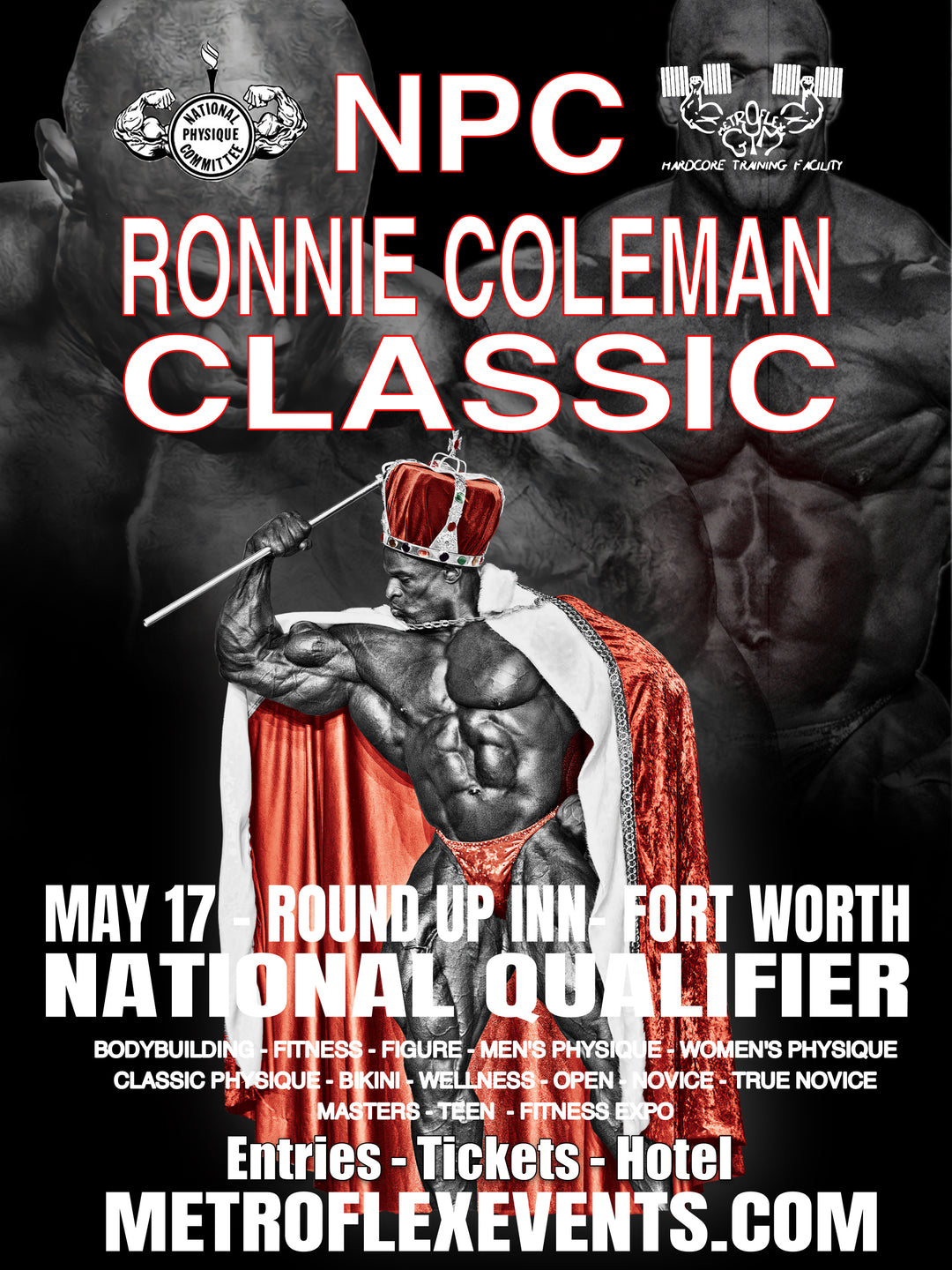 NPC Ronnie Coleman Classic Hair and Make-Up