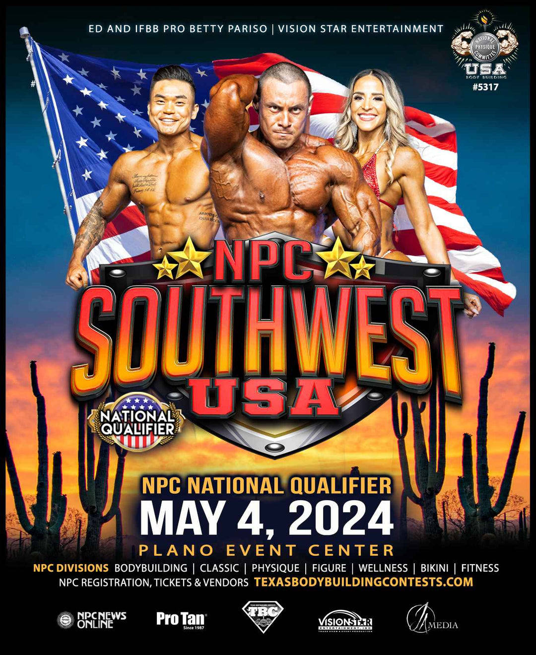 Group photo promoting NPC Southwest USA Hair and Make-Up with appointment details, featuring participants and event information.